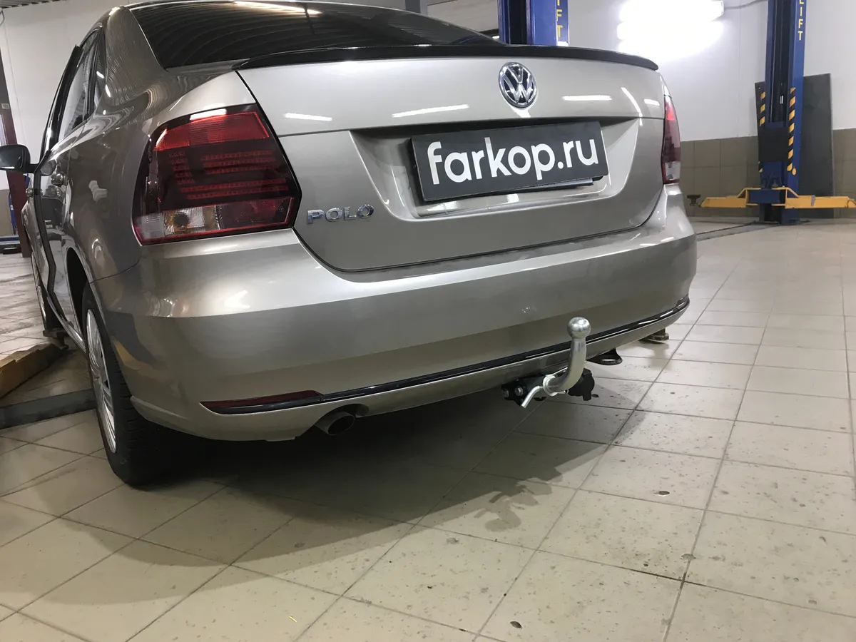Фаркоп Лидер Плюс для Volkswagen Polo (седан) 2010-2020 V125-BA в Махачкала Фаркоп Лидер Плюс для Volkswagen Polo (седан) 2010-2020 V125-BA в Махачкала