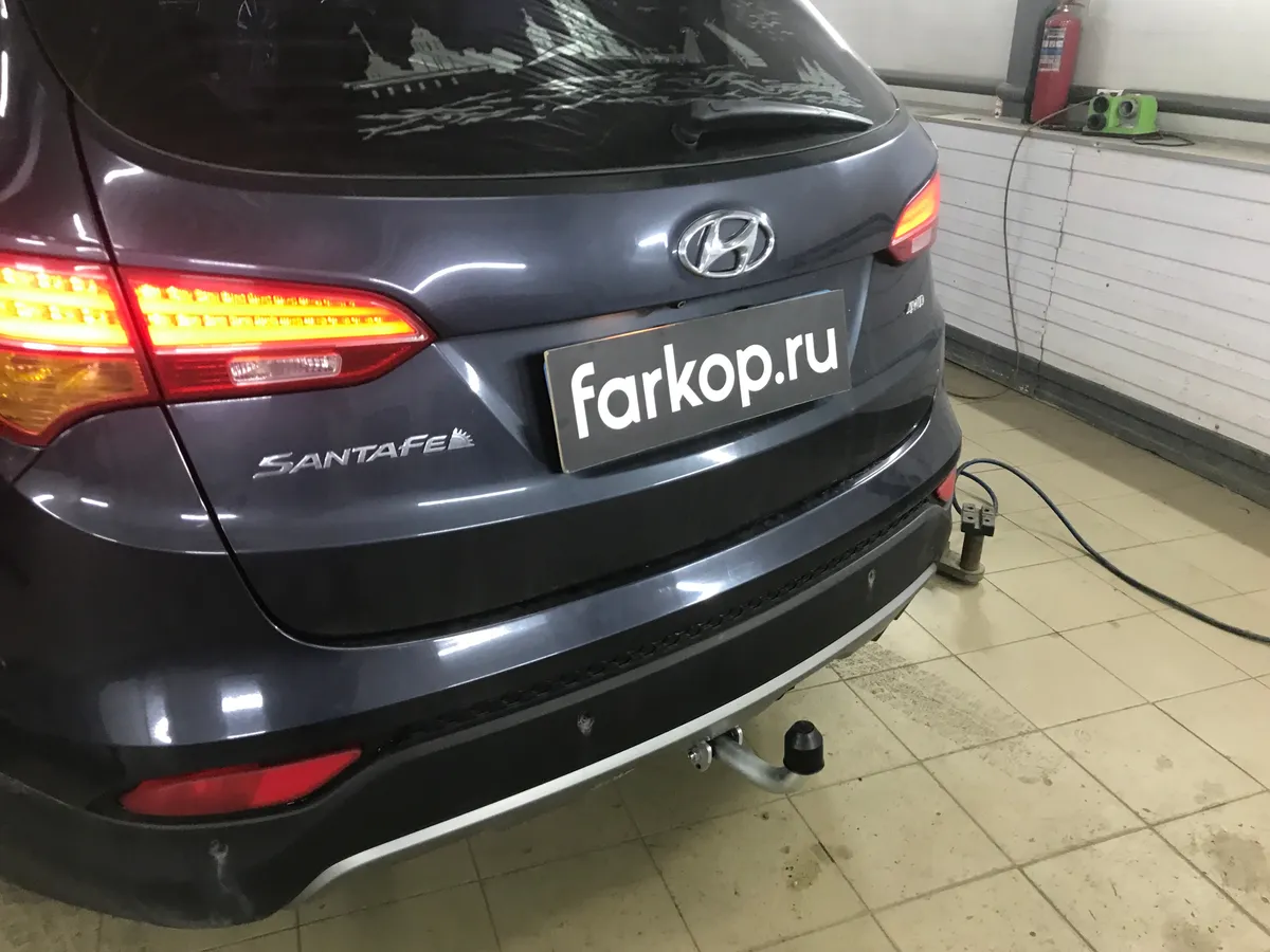 Фаркоп Galia для Hyundai Santa Fe (вкл. Grand) 2012-2018 H091A в Махачкала Фаркоп Galia для Hyundai Santa Fe (вкл. Grand) 2012-2018 H091A в Махачкала