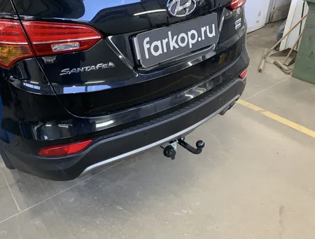 Фаркоп Лидер Плюс для Hyundai Santa Fe 2012-2018, (вкл.Grand) H224-A в Махачкала