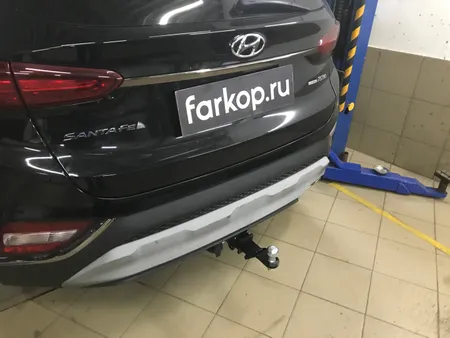 Фаркоп Лидер Плюс для Hyundai Santa Fe 2018-2022 Арт. H230-E H230-E в Махачкала