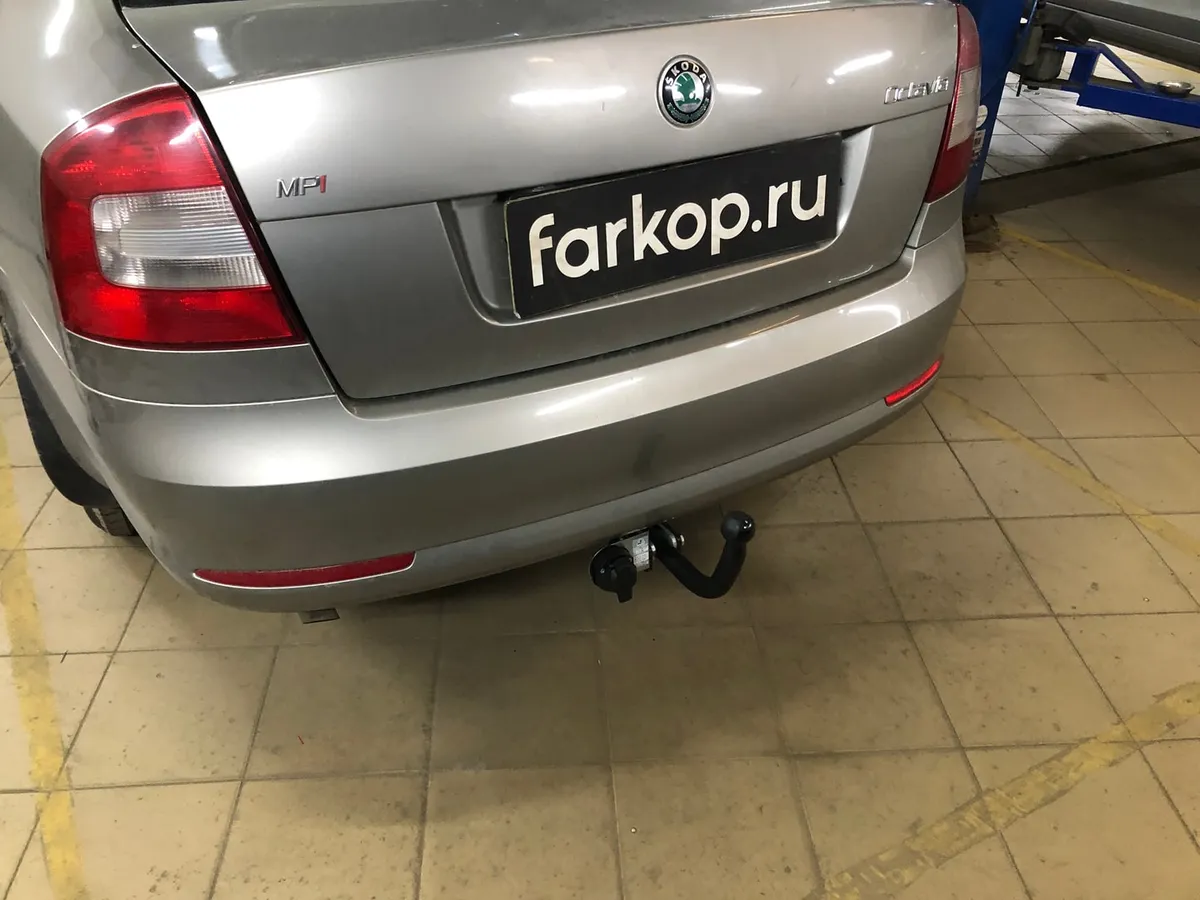 Фаркоп Лидер Плюс для Skoda Octavia 2008-2013 (только лифтбек) S106-A в Махачкала Фаркоп Лидер Плюс для Skoda Octavia 2008-2013 (только лифтбек) S106-A в Махачкала