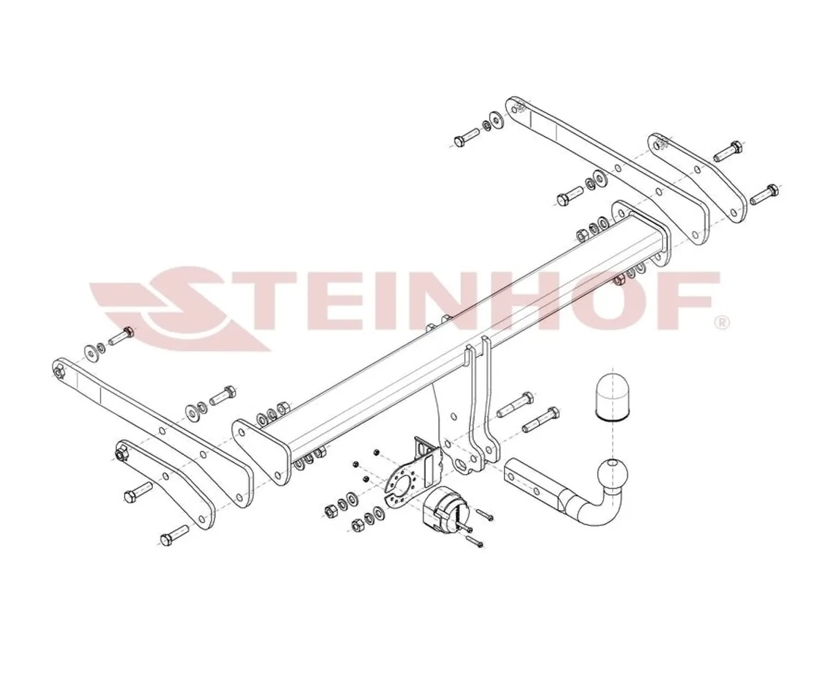 Фаркоп Steinhof для Audi Q5 2026- A-111 в Махачкала Фаркоп Steinhof для Audi Q5 2026- A-111 в Махачкала
