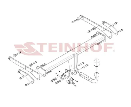 Фаркоп Steinhof для Audi Q5 2026- A-111 в Махачкала