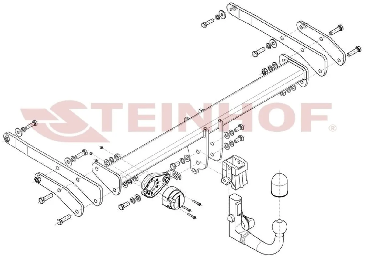Фаркоп Steinhof для Audi Q5 2026- A-112 в Махачкала Фаркоп Steinhof для Audi Q5 2026- A-112 в Махачкала