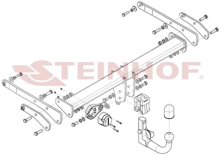 Фаркоп Steinhof для Audi Q5 2026- A-112 в Махачкала