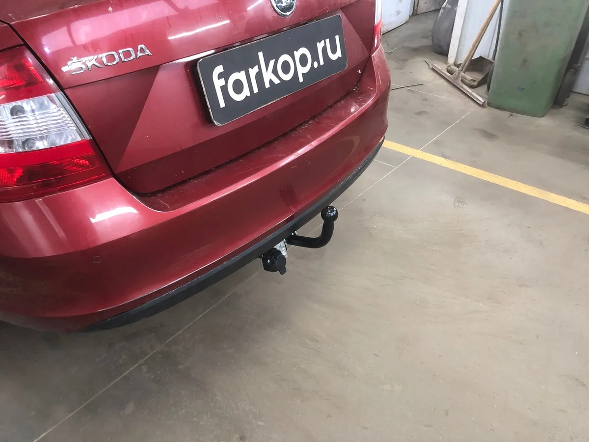 Фаркоп Лидер Плюс для Skoda Rapid 2014-2019 V125-A в Махачкала Фаркоп Лидер Плюс для Skoda Rapid 2014-2019 V125-A в Махачкала