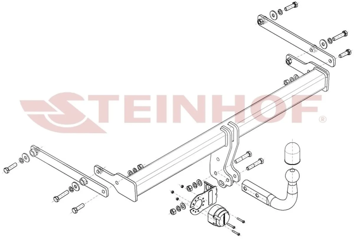 Фаркоп Steinhof для Mazda 3 (седан) 2019- Арт. M-061 M-061 в Махачкала