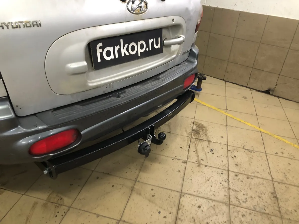 Фаркоп Лидер Плюс для Hyundai Santa Fe 2001-2006 H205-A в Махачкала Фаркоп Лидер Плюс для Hyundai Santa Fe 2001-2006 H205-A в Махачкала