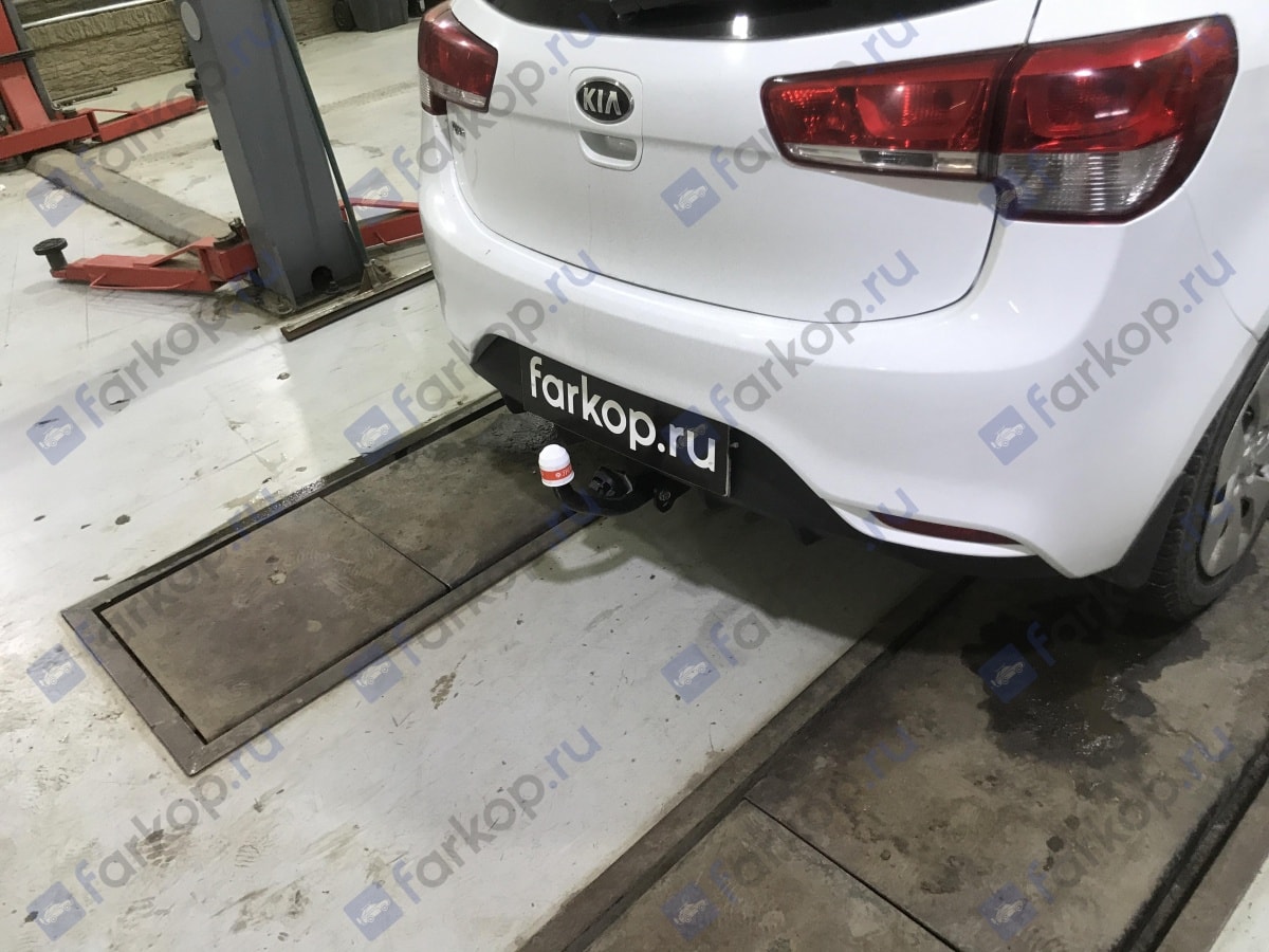 Установили фаркоп Трейлер для Kia Rio 2015 г.в.