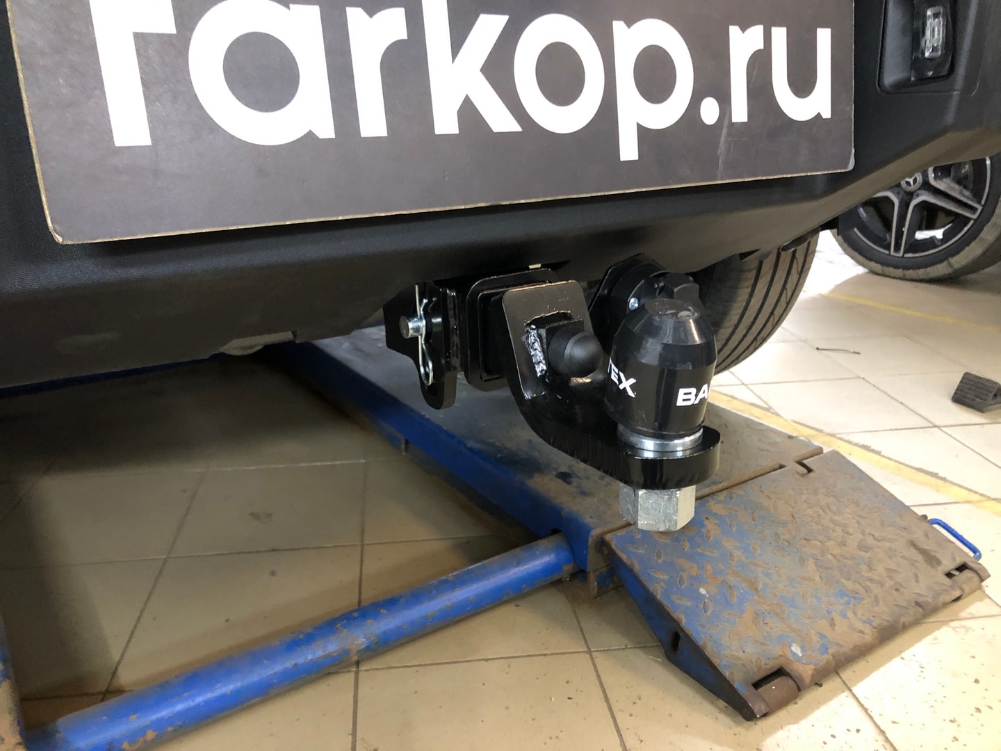 Установили фаркоп TowRus для Jetour T2 2023-2025 г.в.